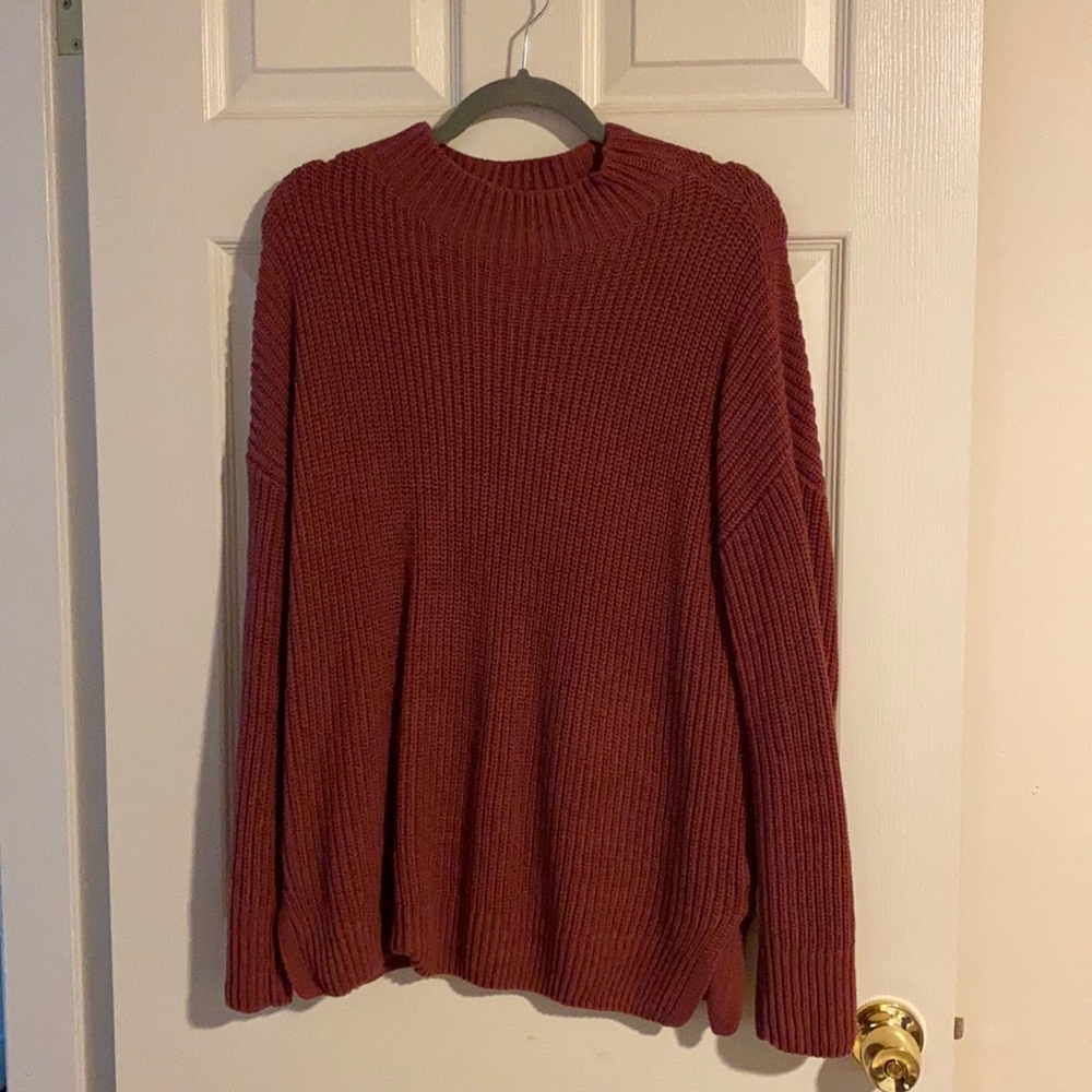 Dark Pink Max Studio Sweater
